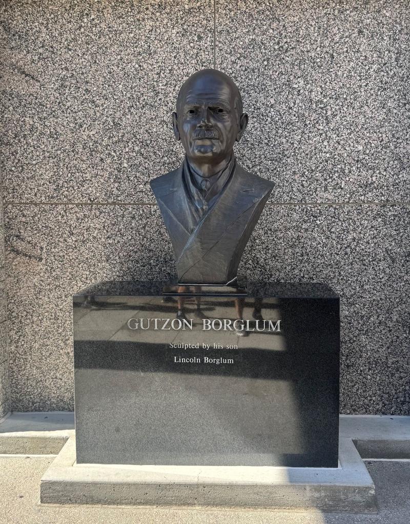The sculptor and creator of Rushmore