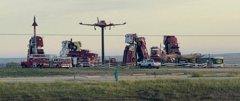 Firehenge another SD attraction!👨🏻‍🚒