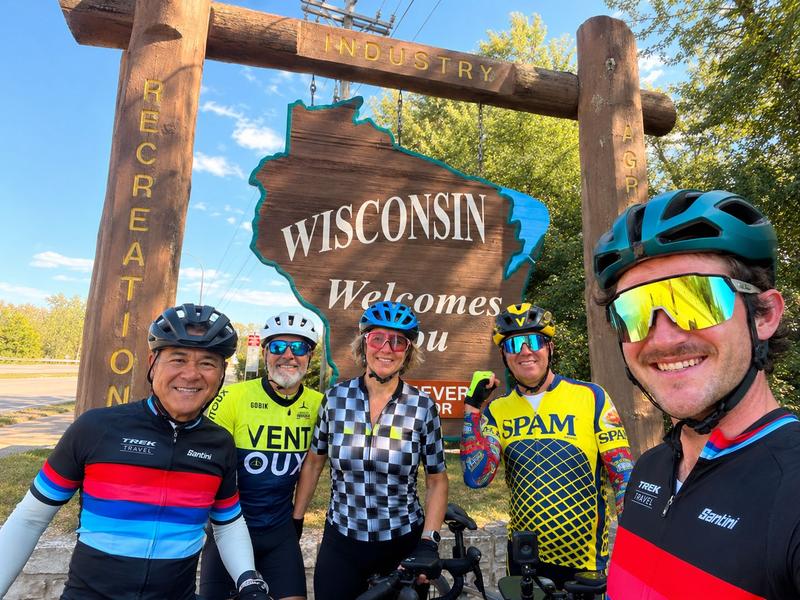 Crossing the State line - state number 8!